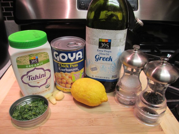 This is MORE than what you need for a simple hummus. 